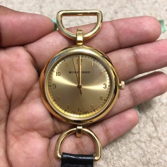 Authentic Burberry Leather Wrap Watch - Picture 1 of 5
